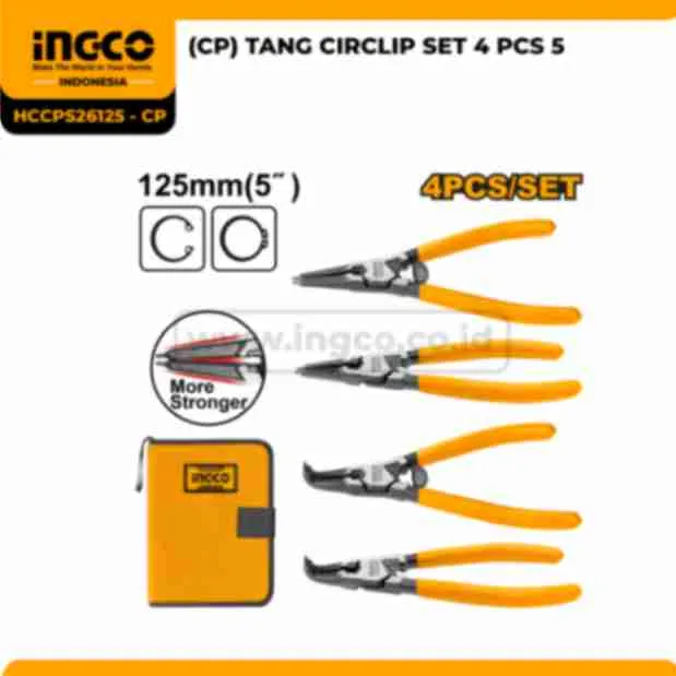 HCCPS26125 - CP - (CP) TANG CIRCLIP SET 4 PCS 5''
